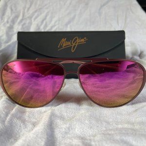 New Maui Jim Sunglasses, "Shallows" Lenses: Mirrored, Polarized, Pink Color